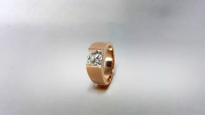 莫桑鑽 | 阿波羅之心鑽石男戒  | 台中門市 | 可升級K金真鑽