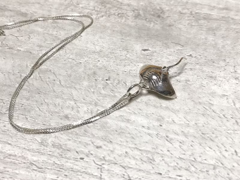 大海小世界。鬼蝠魟項鍊。Manta。925純銀。sterling silver