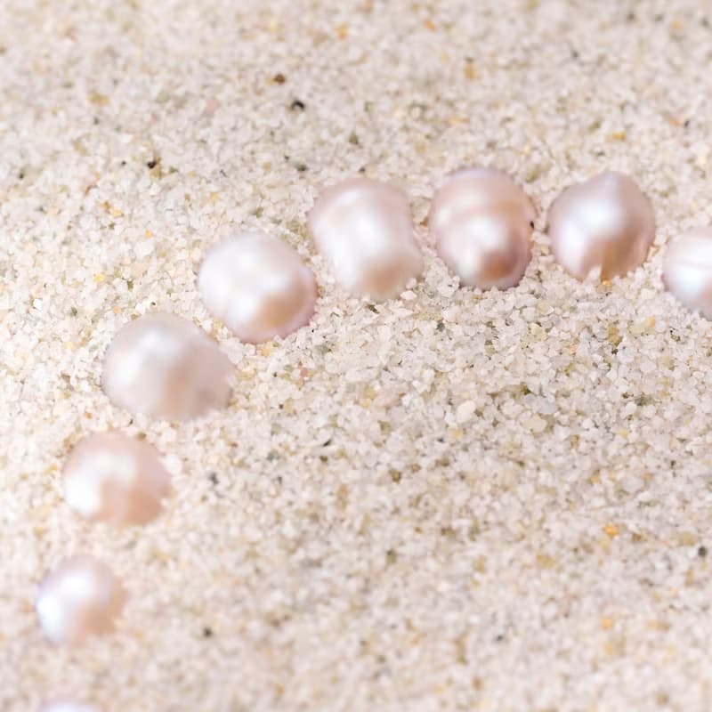 天然粉紫螺紋珍珠手鍊 10–11mm 銀色龍蝦扣 獨特設計 週年紀念