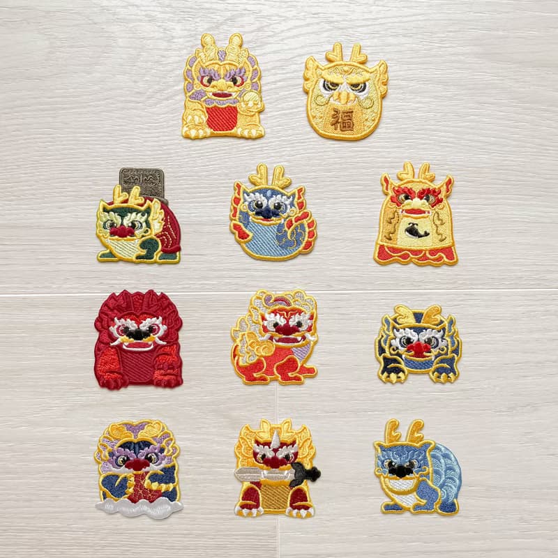 【九龍子】龍王 | 燙貼 撕開即貼 刺繡貼紙