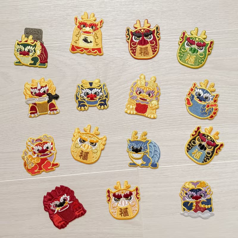 【九龍子】龍王 | 燙貼 撕開即貼 刺繡貼紙