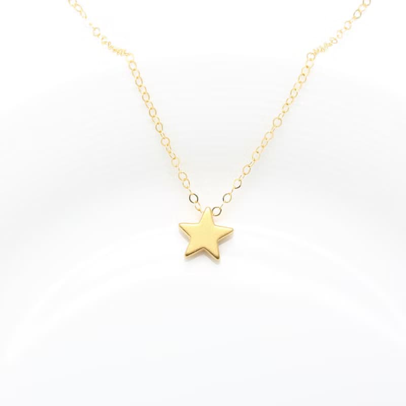 【Angel & Me】小王子 星星 s925 純銀厚鍍24k純金 項鍊 生日禮物
