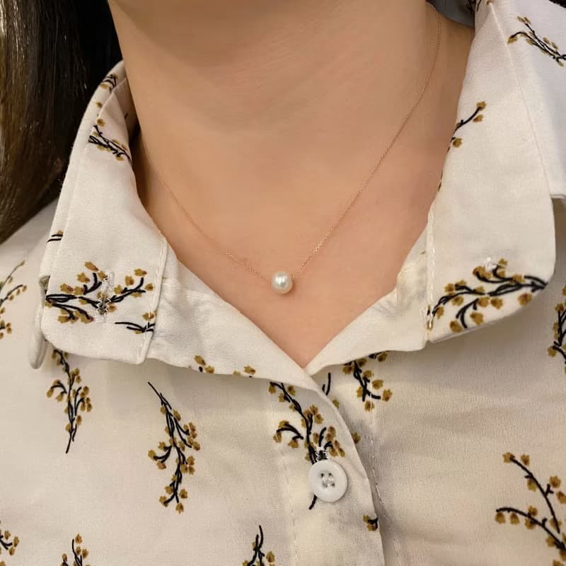 14K | 法式浪漫珍珠_項鍊