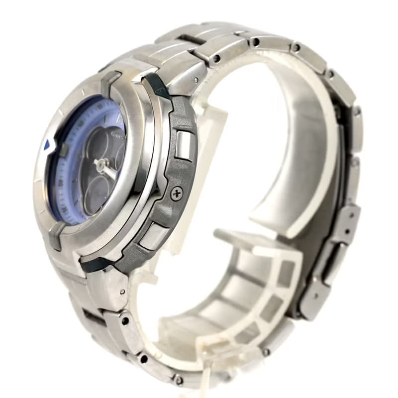 送料無料 CASIO G-MS MSG-1000D 女性用腕時計 クォーツ ブルー Analog/Digital 手錶 古董錶 復古手錶 日本直送