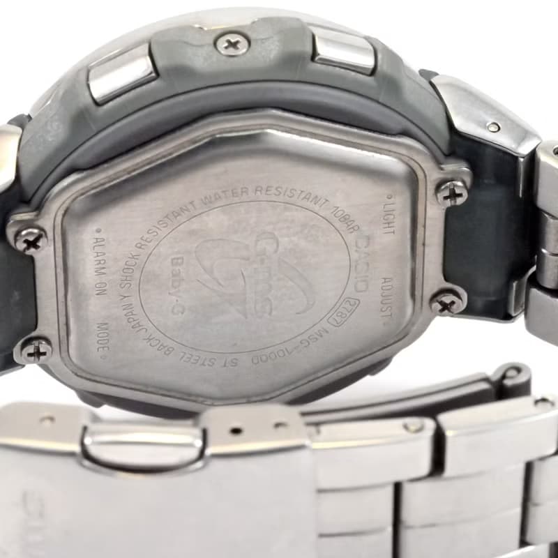 送料無料 CASIO G-MS MSG-1000D 女性用腕時計 クォーツ ブルー Analog/Digital 手錶 古董錶 復古手錶 日本直送