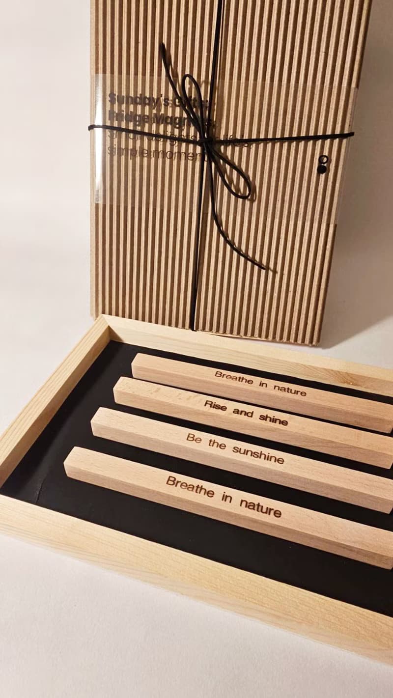 Freeze Love 櫸木冰箱磁鐵