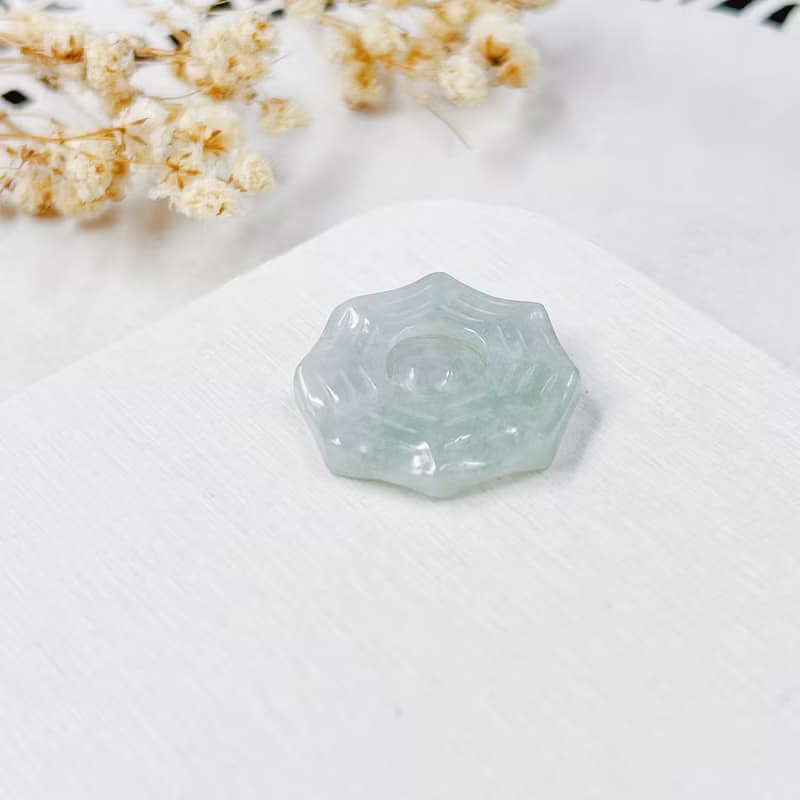 【擋煞‧避邪】飄綠翡翠八卦項鍊 | 天然緬甸玉A貨翡翠 | 送禮
