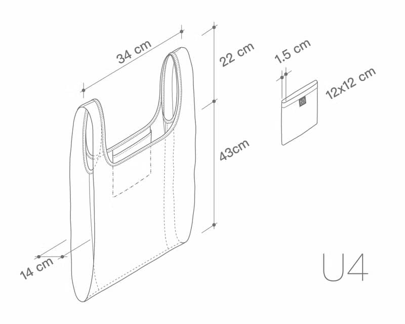U4 環保購物袋 / 沙米