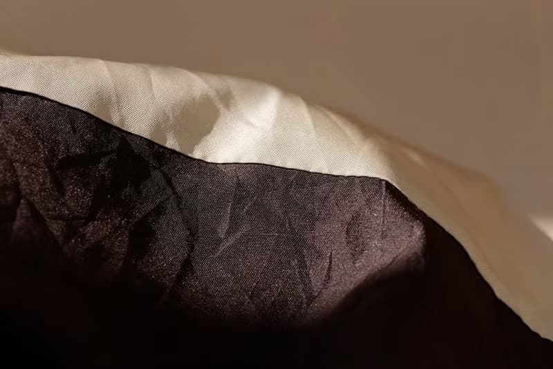 咖啡奶茶撞色 拼色真絲半身裙