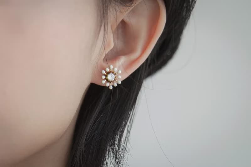 ONCE LITE | 暮光系 - BLOOM * 黃銅耳環