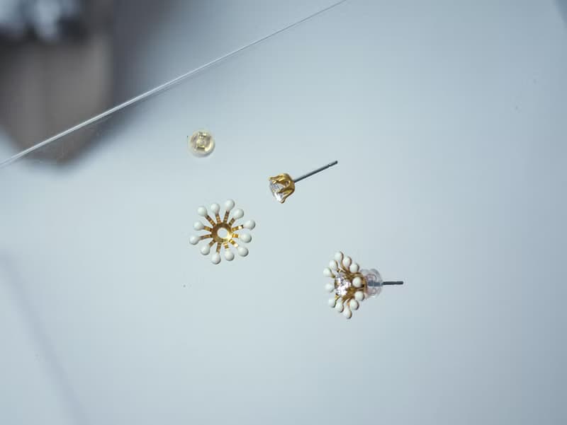 ONCE LITE | 暮光系 - BLOOM * 黃銅耳環