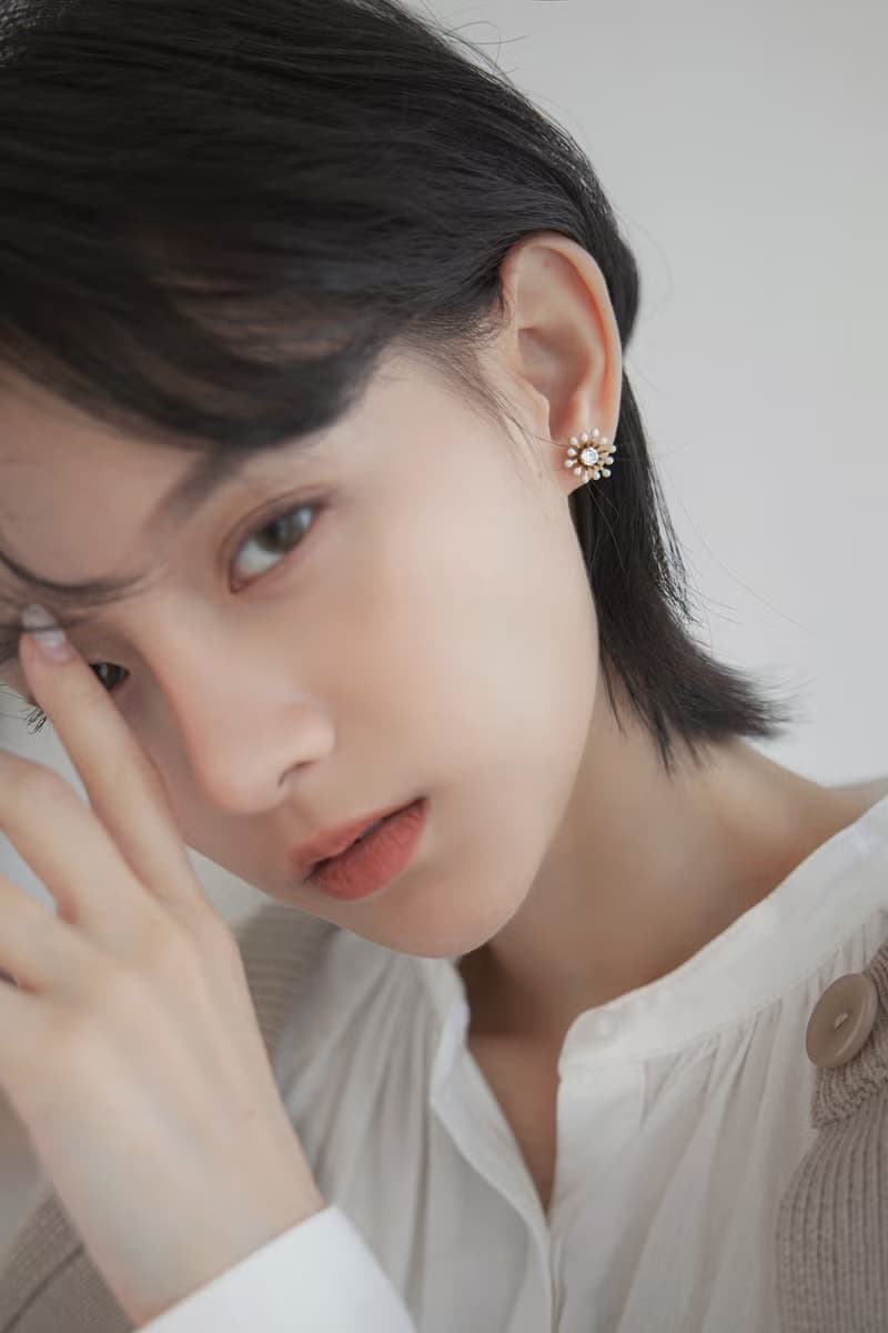 ONCE LITE | 暮光系 - BLOOM * 黃銅耳環