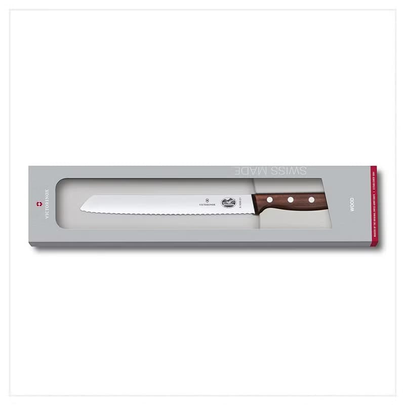VICTORINOX 瑞士維氏 麵包刀 21cm 楓木 5.1630.21G