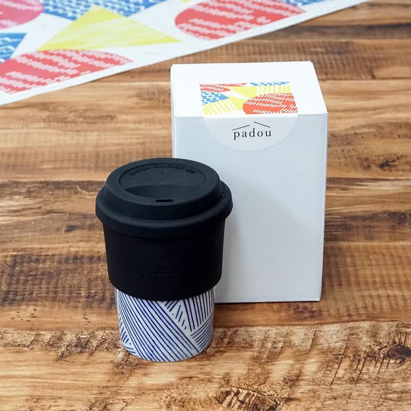 padou Lid Cup 250ml Mug Ceramic Coffee Tea Gift Present Tumbler Gift Mug Japan