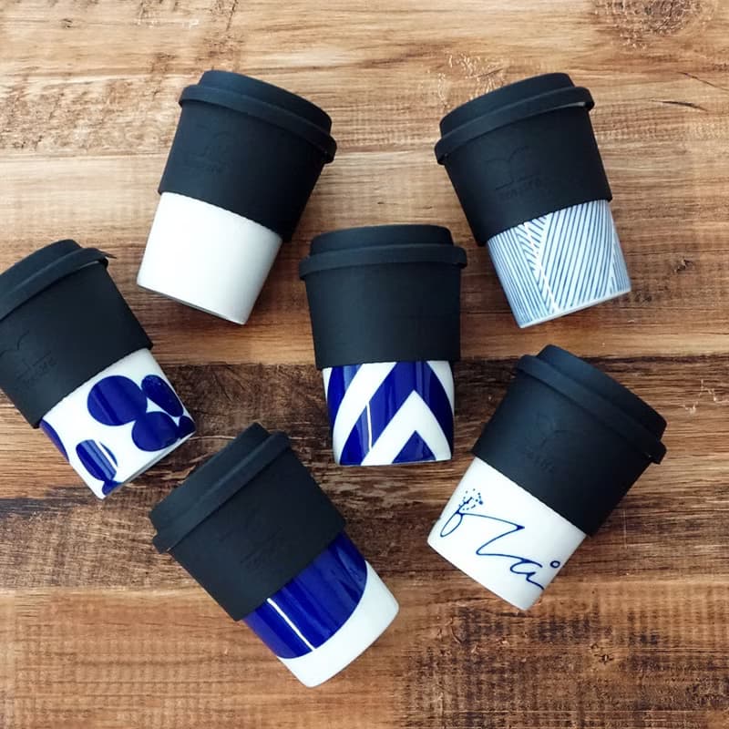 padou Lid Cup 250ml Mug Ceramic Coffee Tea Gift Present Tumbler Gift Mug Japan