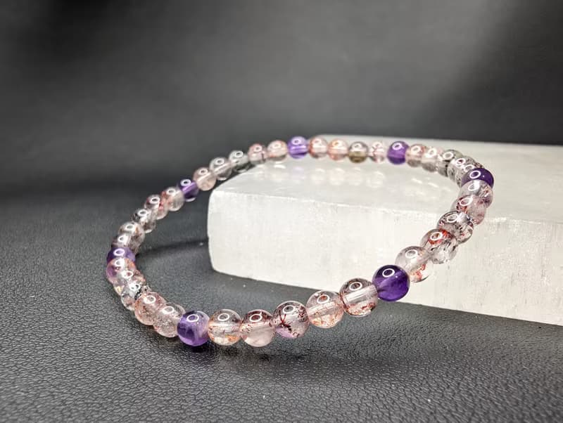 【訂製品】超級七 超七 手串 手鍊 天然水晶 水晶手串 7-9mm