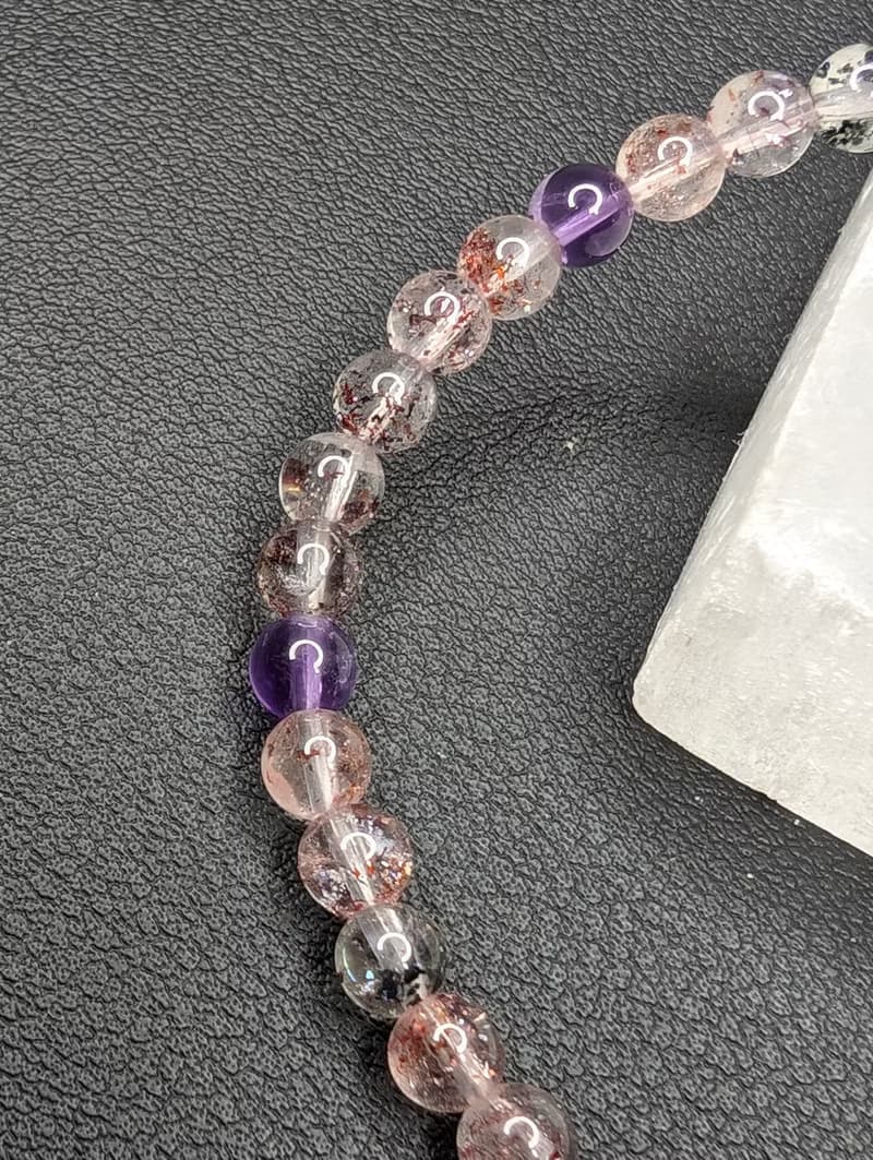 【訂製品】超級七 超七 手串 手鍊 天然水晶 水晶手串 7-9mm