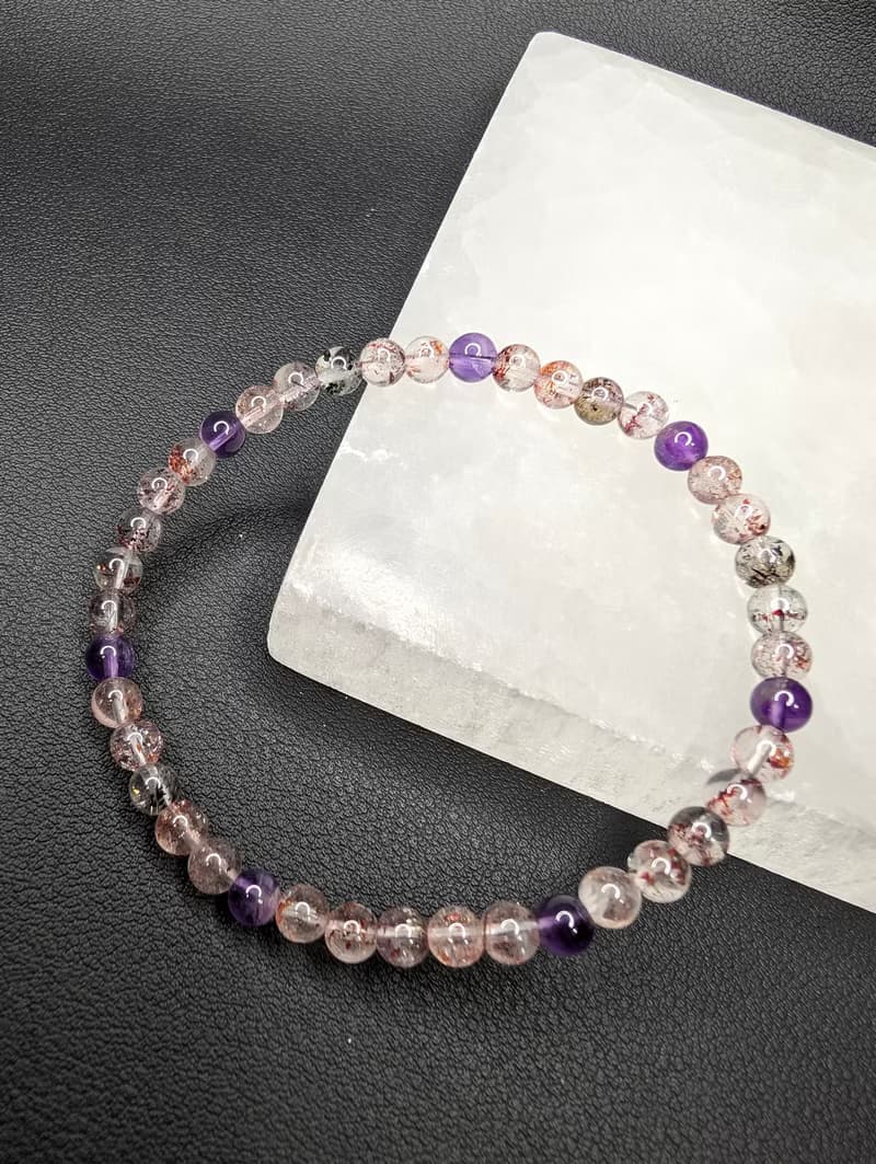 【訂製品】超級七 超七 手串 手鍊 天然水晶 水晶手串 7-9mm