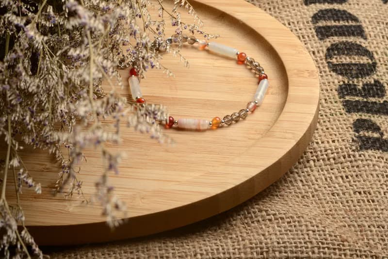 【神山晶礦】長形瑪瑙茶晶手鍊/瑪瑙/茶晶