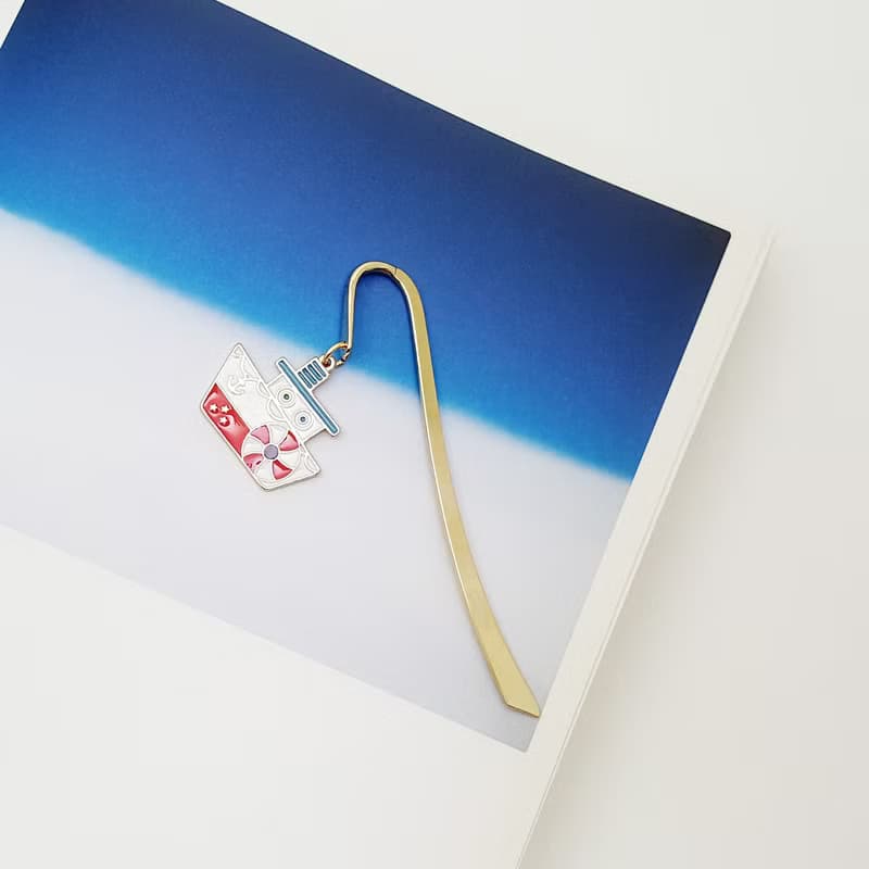 cute boat-shaped book mark, boat,sea