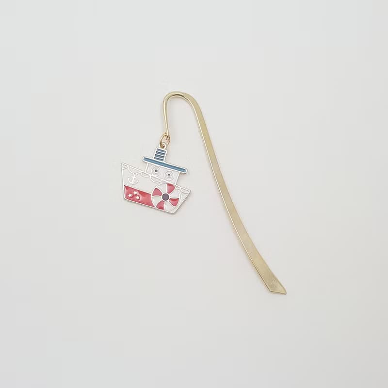 cute boat-shaped book mark, boat,sea