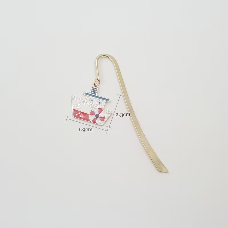 cute boat-shaped book mark, boat,sea