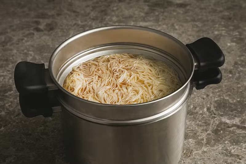 【柳宗理】 雙耳高鍋22cm-附蓋.濾網