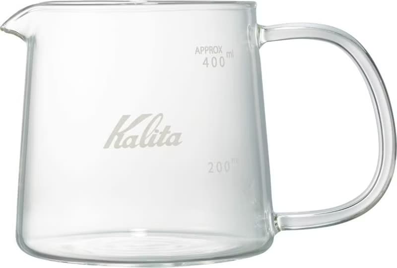 【日本】Kalita│Jug 400 耐熱玻璃 咖啡壺 (約400ml)