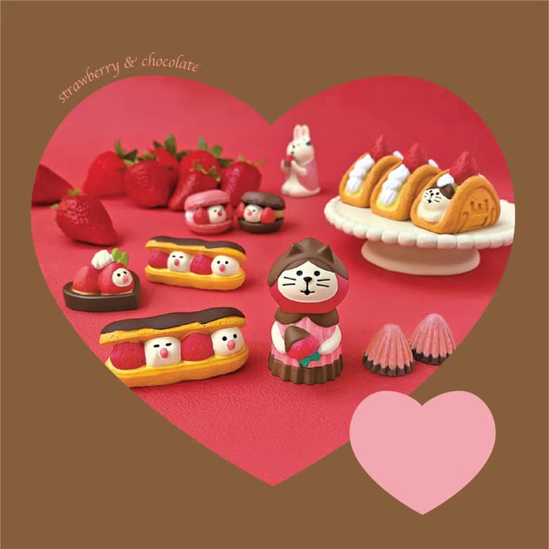 日本Decole Concombre - 士多啤梨情人節