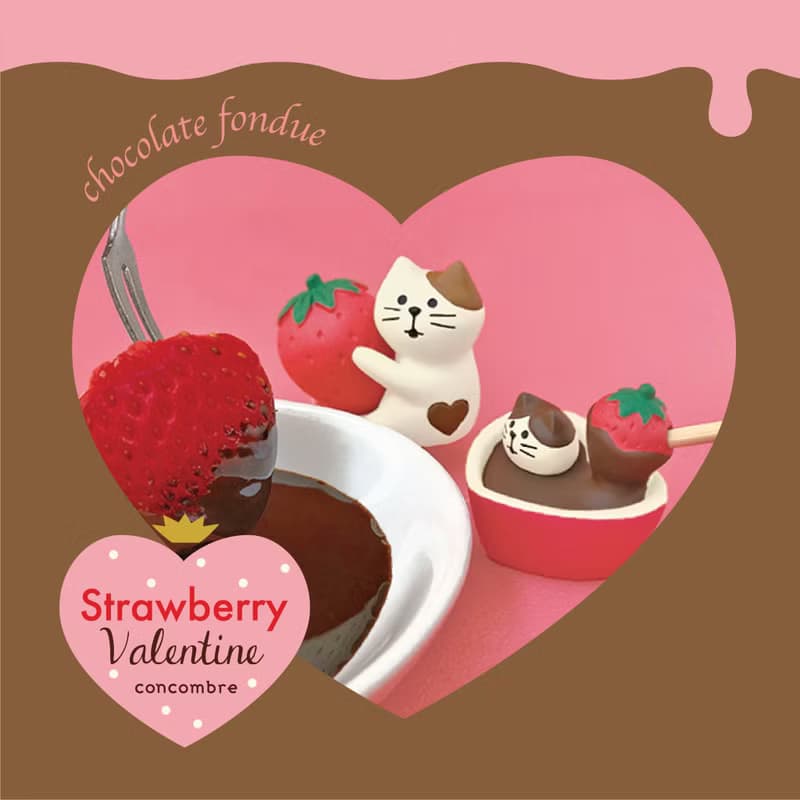 日本Decole Concombre - 士多啤梨情人節