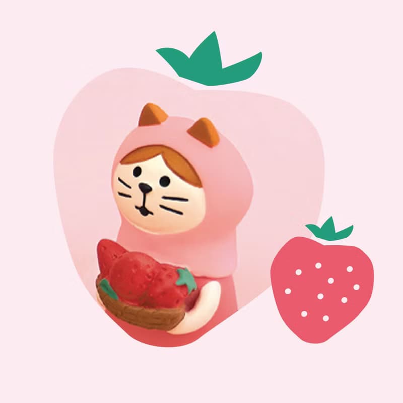 日本Decole Concombre - 士多啤梨情人節