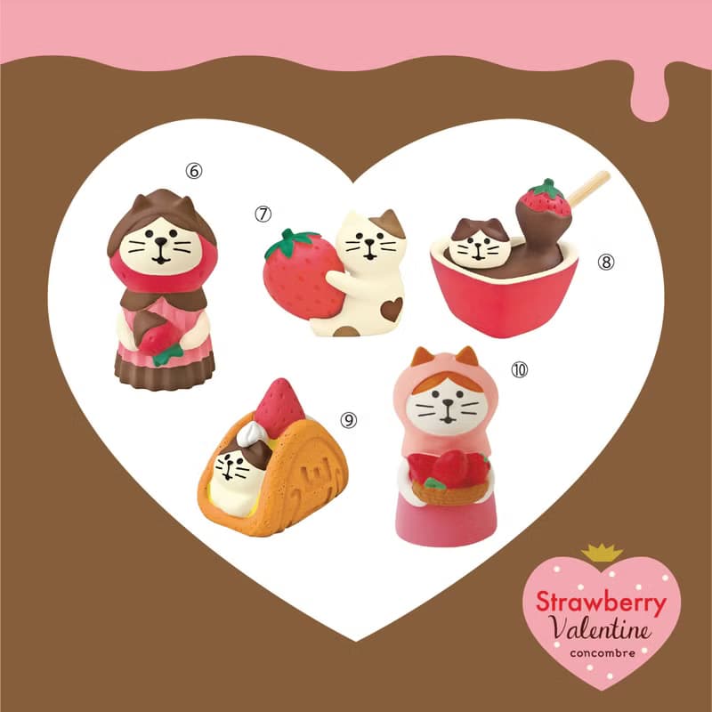 日本Decole Concombre - 士多啤梨情人節