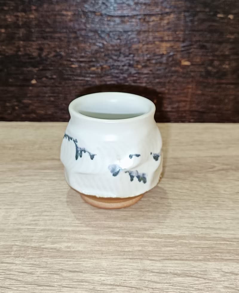 汝窯手作刀削杯-鶯歌李玟叡