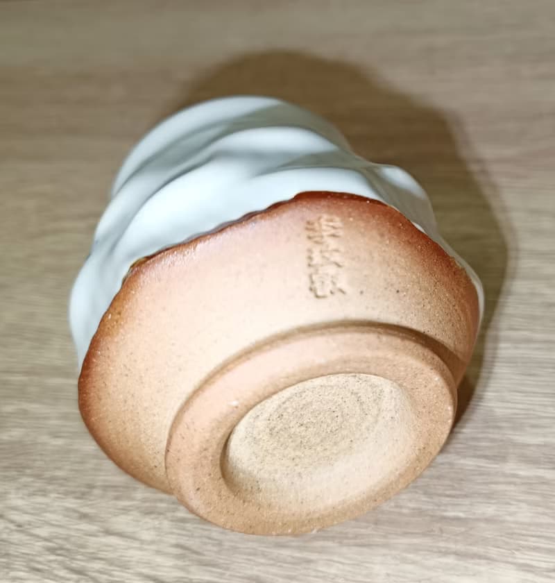汝窯手作刀削杯-鶯歌李玟叡