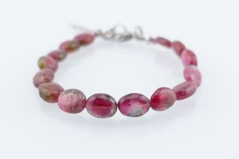 寶麗金珠寶-天然雙色碧璽手鍊