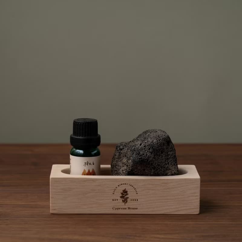 U型擴香木兼精油收納架 可當擴香石底座