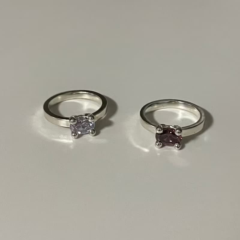 haime hani ring (cubic 8*6mm) original silver