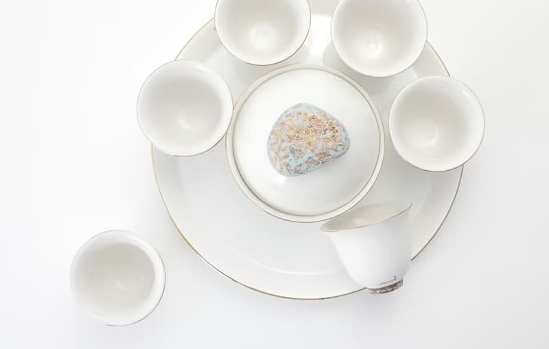 JIWOON Arabic Dessert Bowl With Lid_White