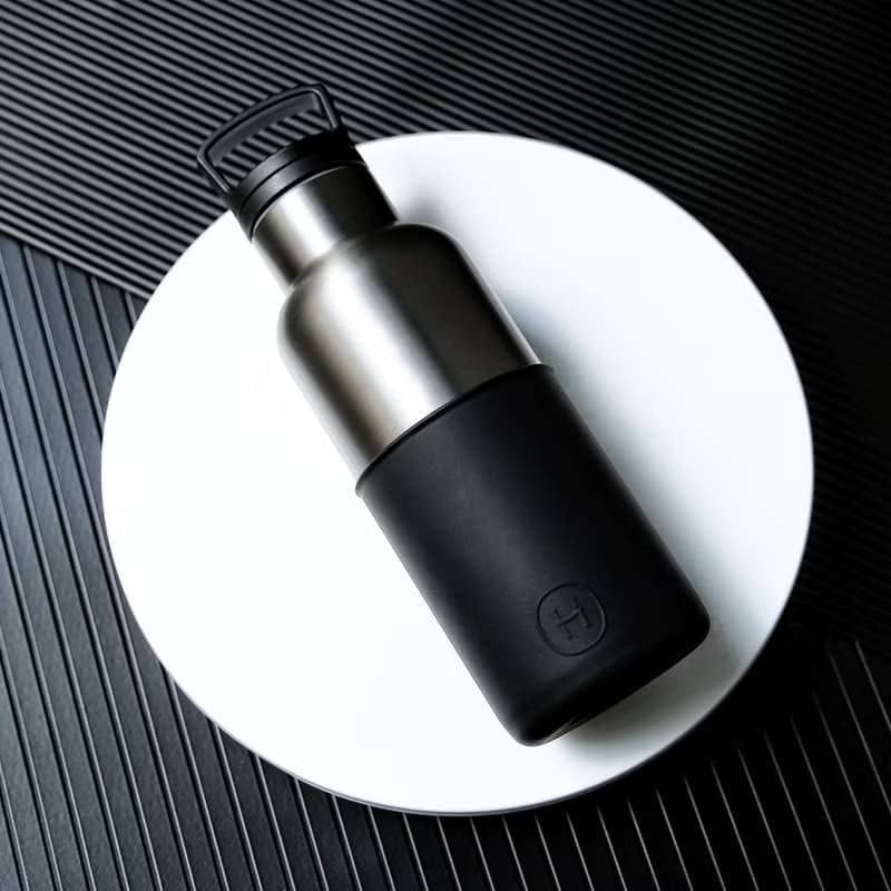 紳士風格 CinCin保溫瓶系列 | 油墨黑-鈦灰瓶 480ml