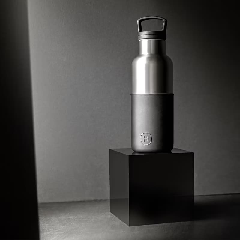 紳士風格 CinCin保溫瓶系列 | 油墨黑-鈦灰瓶 480ml