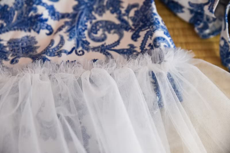 青花瓷 包屁衣TUTU  抓周 收涎 彌月