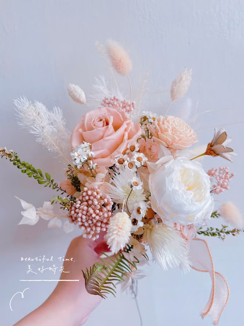捧花、結婚登記、小型花束、登記捧花