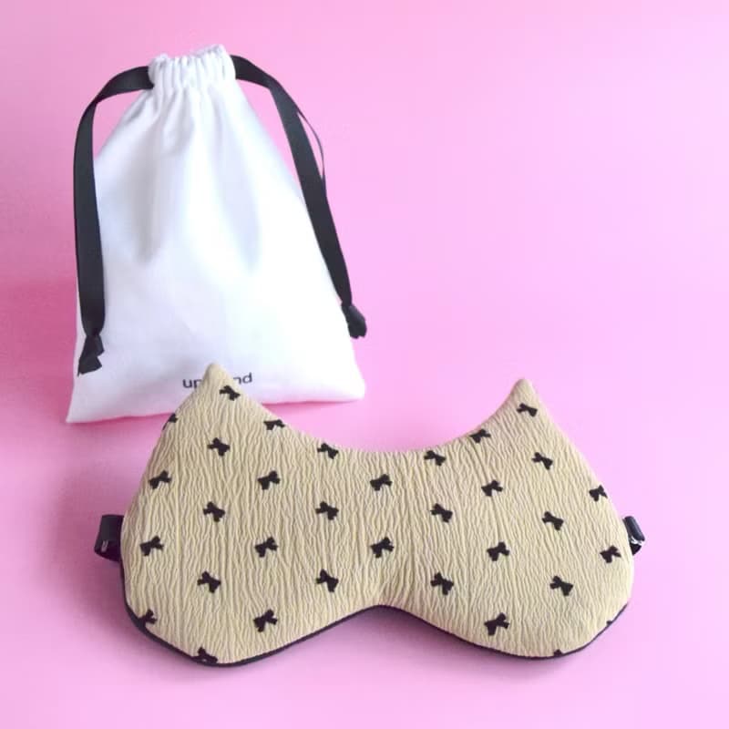 日本貓耳型眼罩 Dreamy Ribbon | 有附收納袋 | 免費禮品包裝