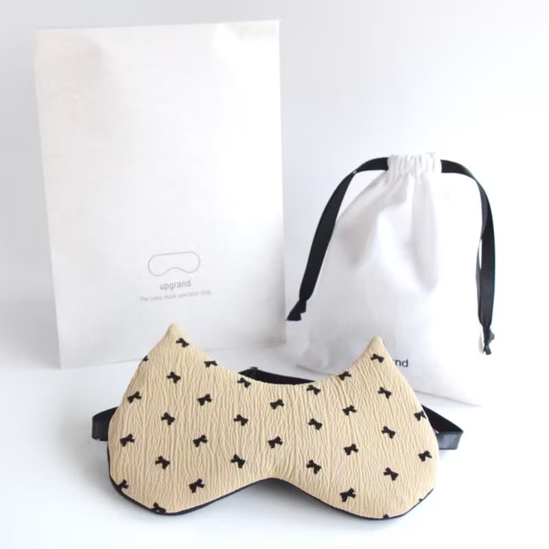 日本貓耳型眼罩 Dreamy Ribbon | 有附收納袋 | 免費禮品包裝