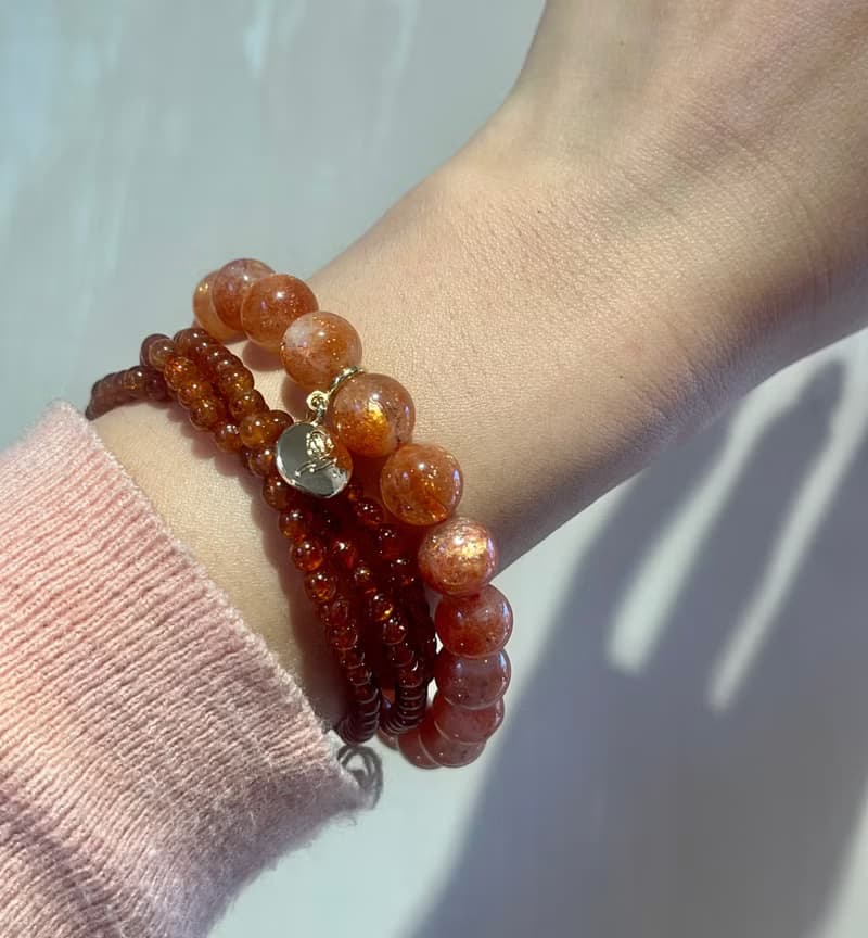 女巫彩寶。燦燦 。金太陽 貴人 財運 水晶 手鍊 手環 手串