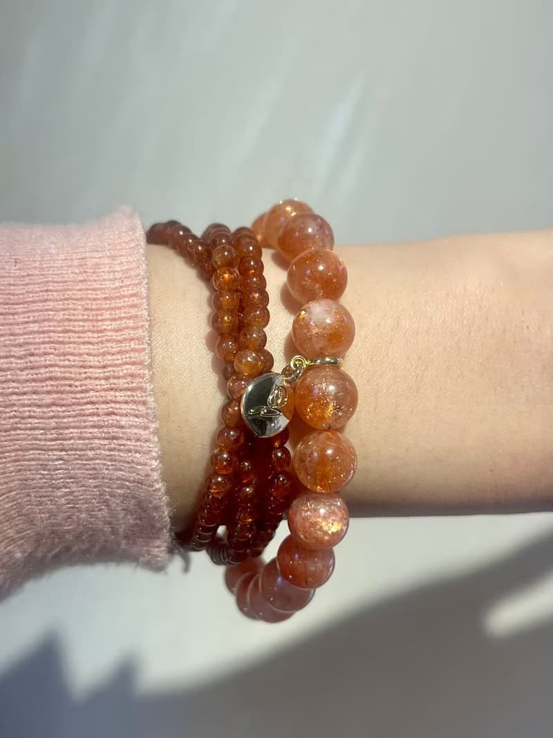 女巫彩寶。燦燦 。金太陽 貴人 財運 水晶 手鍊 手環 手串