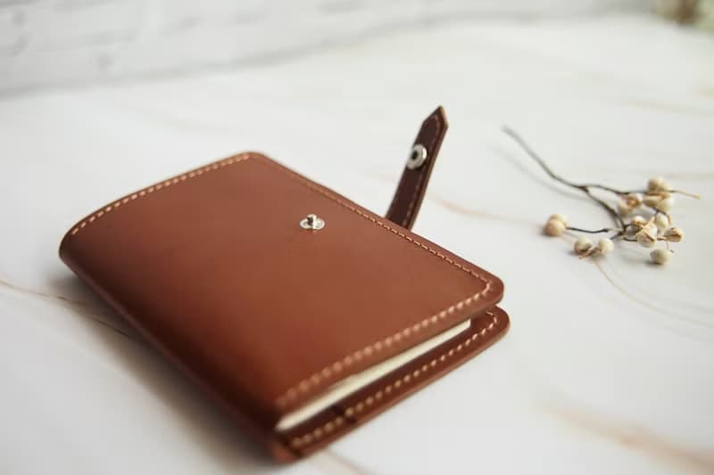 牛皮護照套diy材料包/完成品 放兩本護照 passport 證件套 帶搭扣
