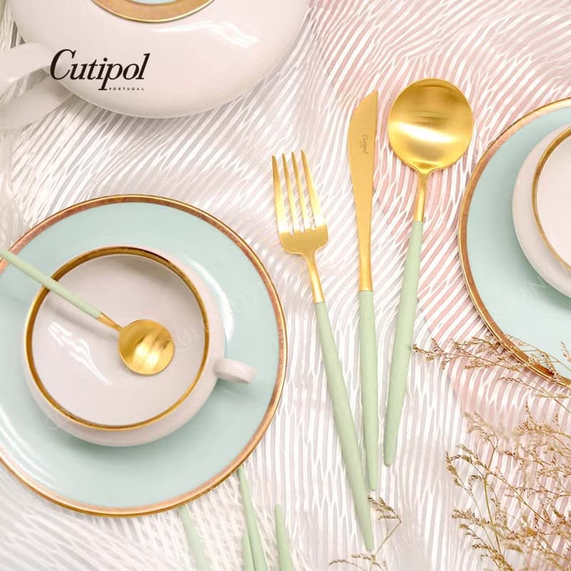 葡萄牙 Cutipol  GOA  青玉金 17CM 水果三叉