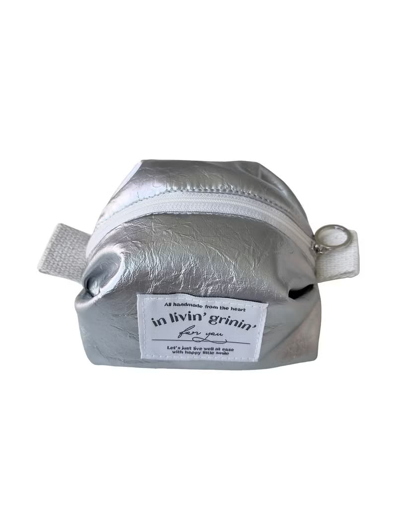 basic silver pouch S