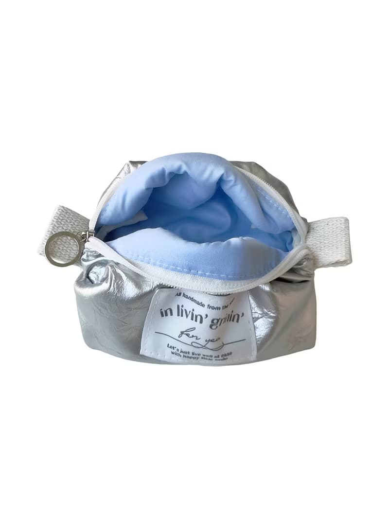 basic silver pouch S